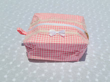 Load image into Gallery viewer, Pink Gingham Pouch
