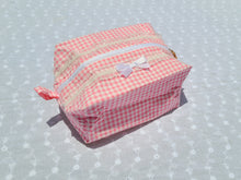 Load image into Gallery viewer, Pink Gingham Pouch
